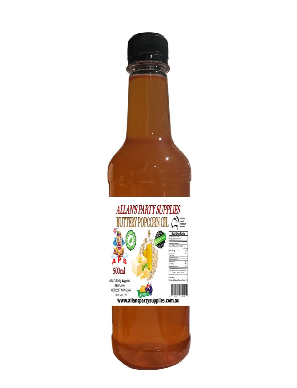 #2 APS, 500ml Buttery Popcorn Oil,
