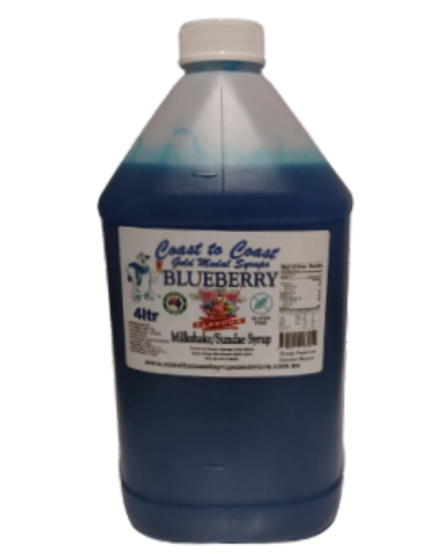 #4 Blueberry, Milkshake/Sundae Toppings 4ltr, Coast to Coast Gold Medal Syrups®