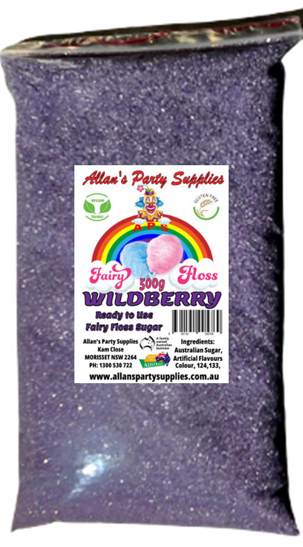 #2 APS, Ready to use Fairy Floss Sugar, 500g Bags, You Choose Your Flavours