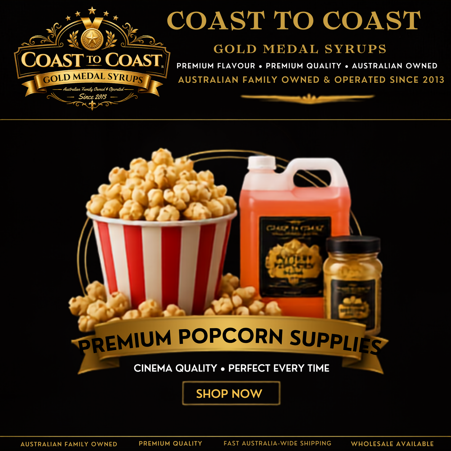 🍿 Premium Popcorn Supplies