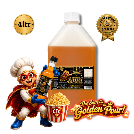 Premium Buttery Popcorn Oil 4ltr - Coast to Coast Gold Medal Syrups®
