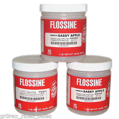 #4 Fairy Floss Flossine 3 x 500gTubs Enough to Make 15000Sticks Suits All Machines,