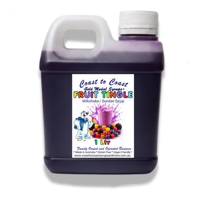 #2 Fruit Tingle, Milkshake/Sundae toppings 1ltr, Coast to Coast Gold Medal Syrups®