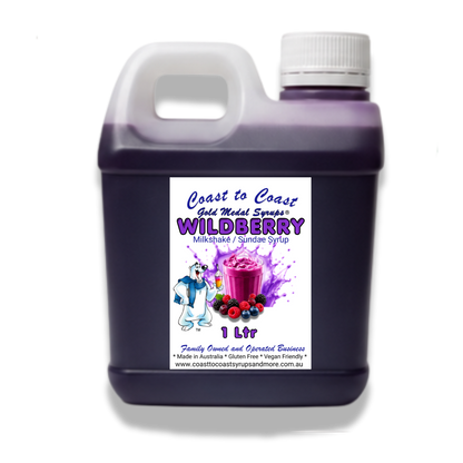 #2 Wildberry, Milkshake/Sundae toppings 1ltr, Coast to Coast Gold Medal Syrups®