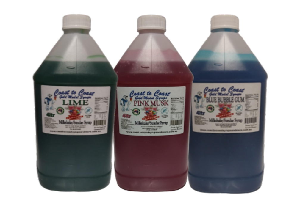 #4, 3 x 4ltr, Milkshake/Sundae Toppings, Coast to Coast Gold Medal Syrups®