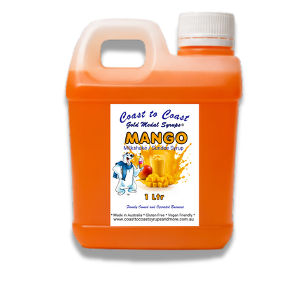 #2 Mango, Milkshake/Sundae toppings 1ltr, Coast to Coast Gold Medal Syrups®