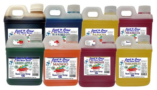 #4 Coast to Coast Gold Medal Syrups® 8x1lt Gold Medal Snow Cone Syrup