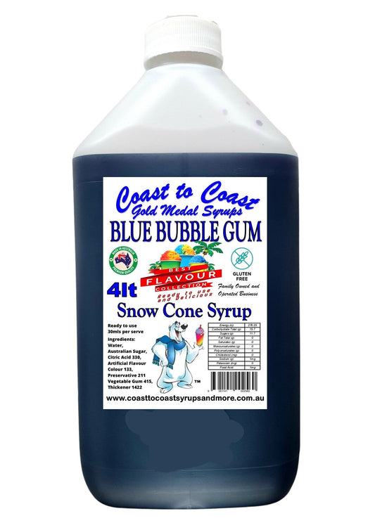 #6 Coast to Coast Gold Medal Syrup®, Premium Snow Cone Syrup 4ltr