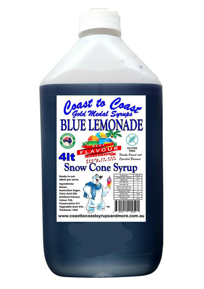 #6 Coast to Coast Gold Medal Syrup®, Premium Snow Cone Syrup 4ltr