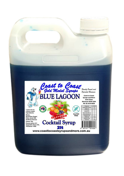 #2 Coast to Coast Gold Medal Syrups®, 2ltr, Premium Cocktail Syrups.
