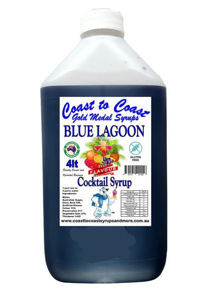 #4 Coast to Coast Gold Medal Syrups®, 4ltr, Premium Cocktail Syrups
