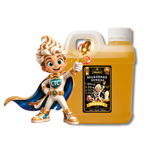 Banana, Milkshake/Sundae toppings 1ltr - Coast to Coast Gold Medal Syrups®
