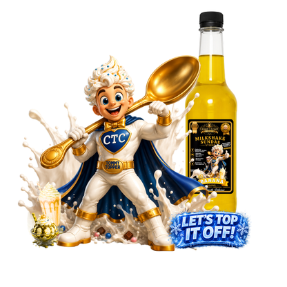 Banana, Milkshake/Sundae toppings 500ml - Coast to Coast Gold Medal Syrups®