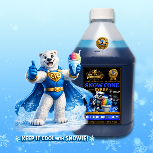 Blue Bubble Gum Snow Cone Syrups 4ltr - Coast to Coast Gold Medal Syrups®