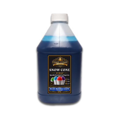 Blue Bubble Gum Snow Cone Syrups 4ltr - Coast to Coast Gold Medal Syrups®