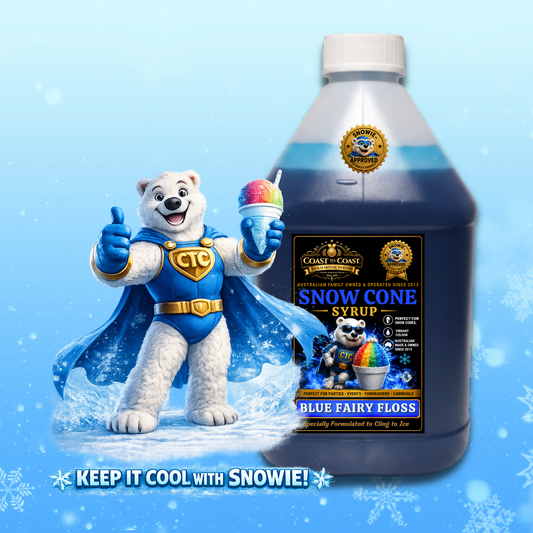 Blue Fairy Floss Snow Cone Syrups 4ltr - Coast to Coast Gold Medal Syrups®