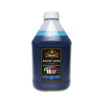 Blue Fairy Floss Snow Cone Syrups 4ltr - Coast to Coast Gold Medal Syrups®