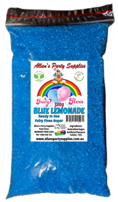 #2 APS, Ready to use Fairy Floss Sugar, 500g Bags, You Choose Your Flavours