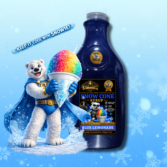 Blue Lemonade Snow Cone Syrups 2ltr - Coast to Coast Gold Medal Syrups®