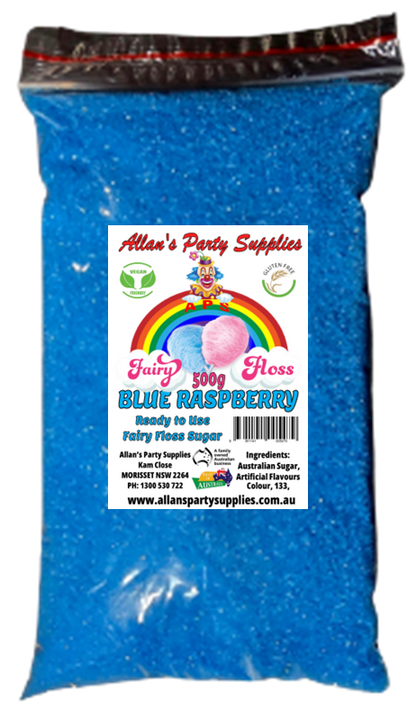 #2 APS, Ready to use Fairy Floss Sugar, 500g Bags, You Choose Your Flavours
