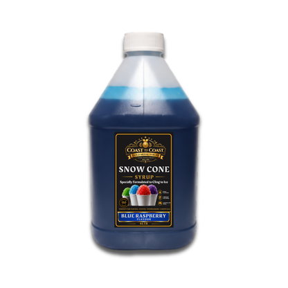 Blue Raspberry Snow Cone Syrups 4ltr - Coast to Coast Gold Medal Syrups®