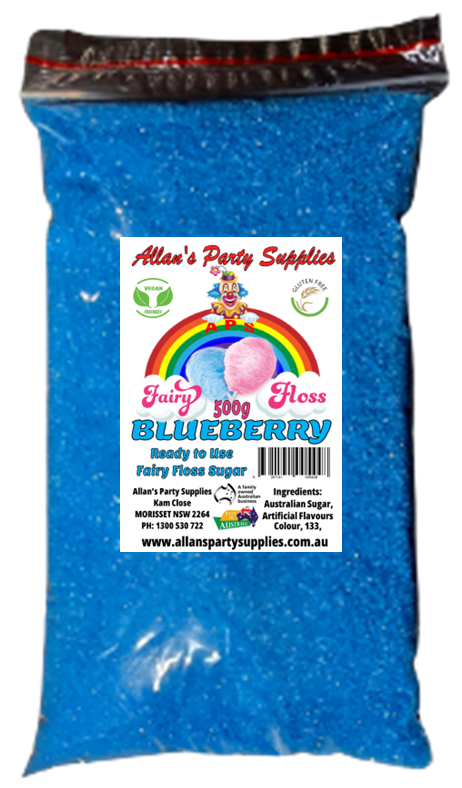 #2 APS, Ready to use Fairy Floss Sugar, 500g Bags, You Choose Your Flavours