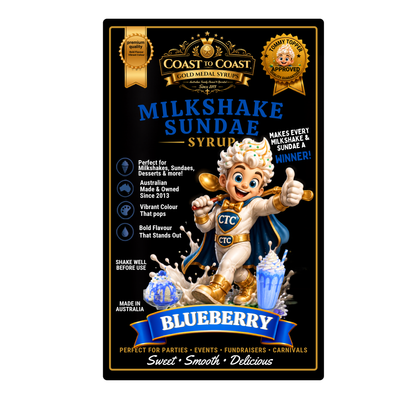 Blueberry, Milkshake-Sundae Toppings 4ltr with pump - Coast to Coast Gold Medal Syrups®