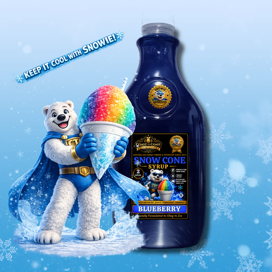 Blueberry Snow Cone Syrups 2ltr - Coast to Coast Gold Medal Syrups®