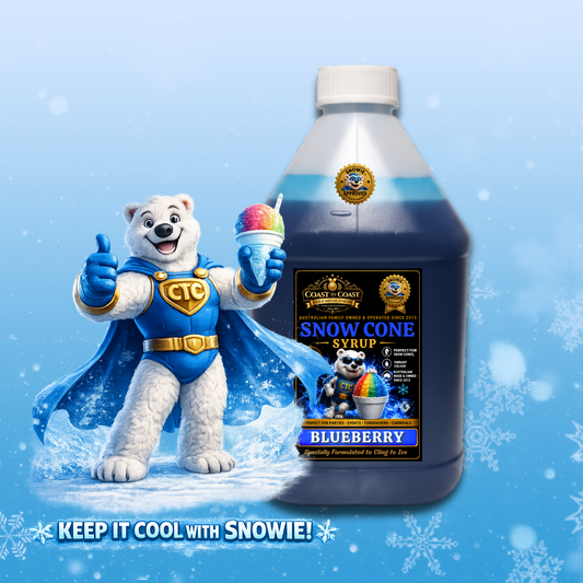 Blueberry Snow Cone Syrups 4ltr - Coast to Coast Gold Medal Syrups®