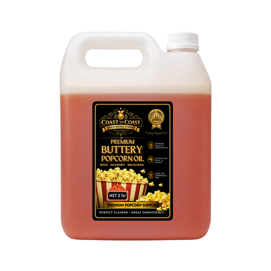 Premium Buttery Popcorn Oil 2ltr - Coast to Coast Gold Medal Syrups®