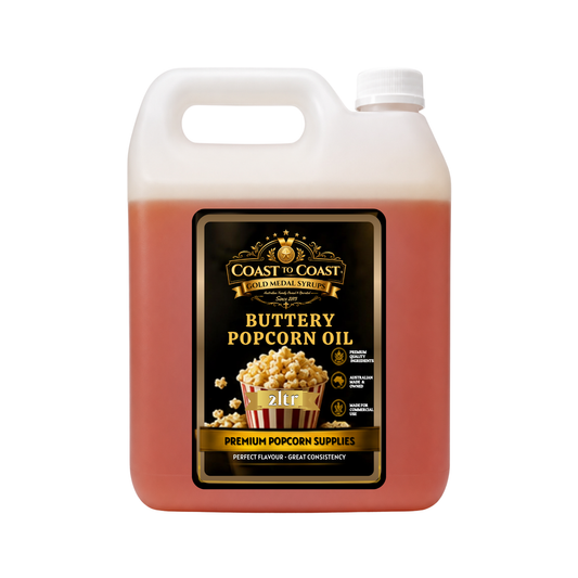 Premium Buttery Popcorn Oil 2ltr - Coast to Coast Gold Medal Syrups®