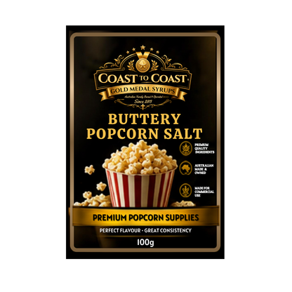 🧂 Buttery Popcorn Salt 100g - Coast to Coast Gold Medal Syrups®