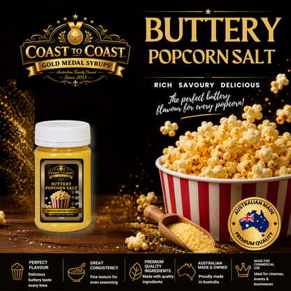 🧂 Buttery Popcorn Salt 250g - Coast to Coast Gold Medal Syrups®
