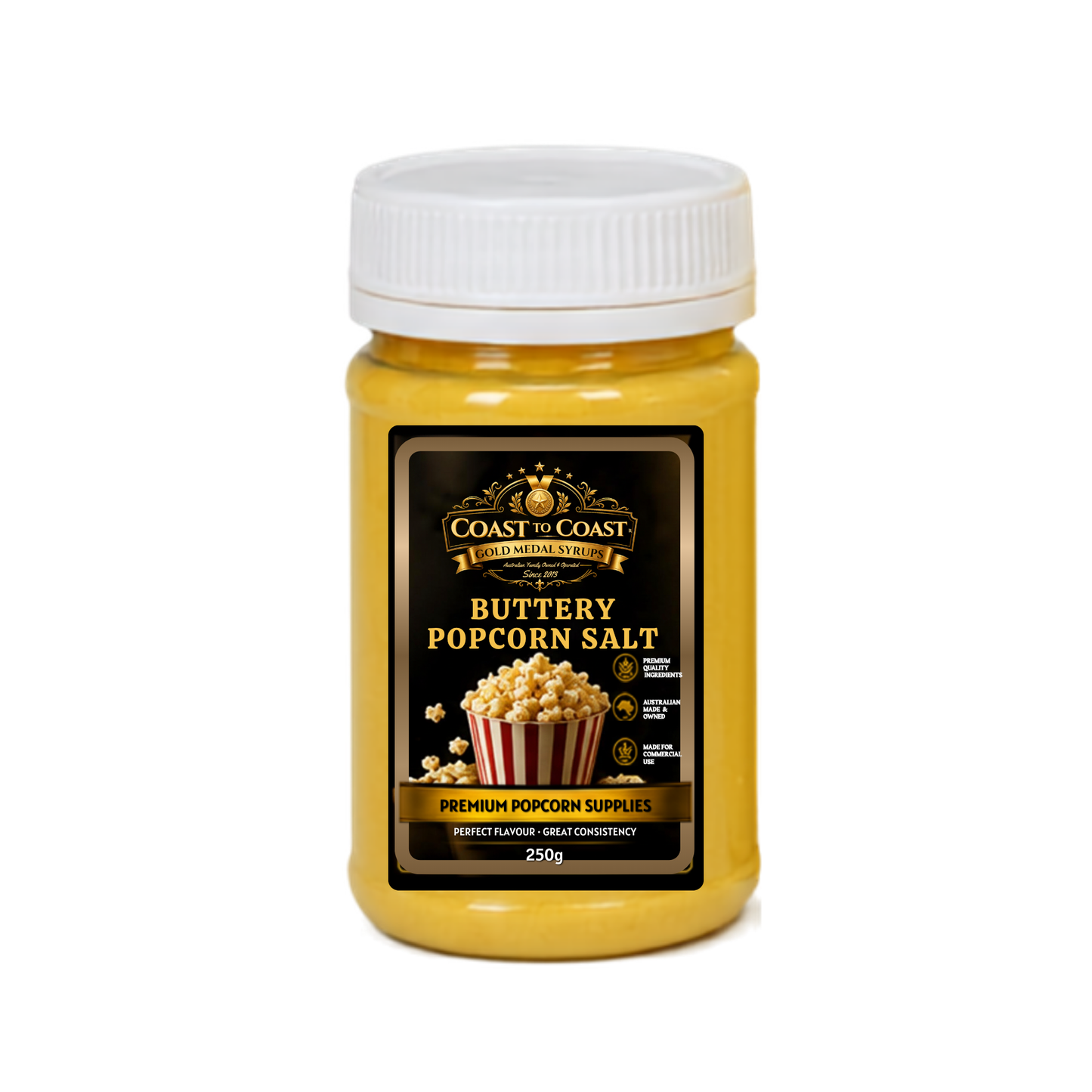 🧂 Buttery Popcorn Salt 250g - Coast to Coast Gold Medal Syrups®