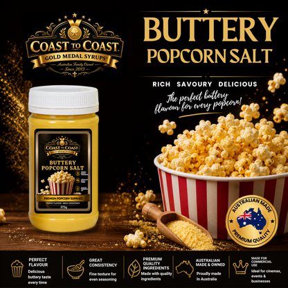 🧂 Buttery Popcorn Salt 375g - Coast to Coast Gold Medal Syrups®