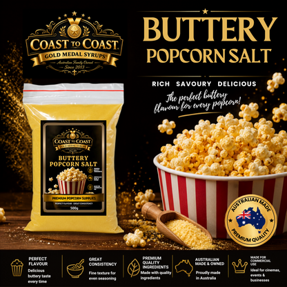 🧂 Buttery Popcorn Salt 500g - Coast to Coast Gold Medal Syrups®