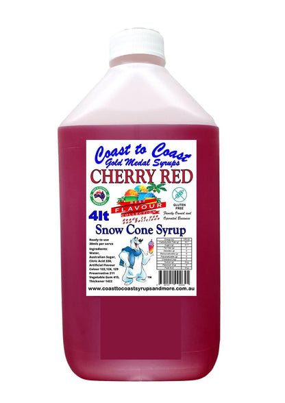 #6 Coast to Coast Gold Medal Syrup®, Premium Snow Cone Syrup 4ltr