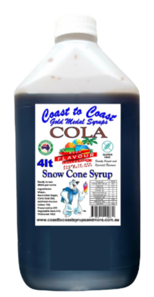 #6 Coast to Coast Gold Medal Syrup®, Premium Snow Cone Syrup 4ltr