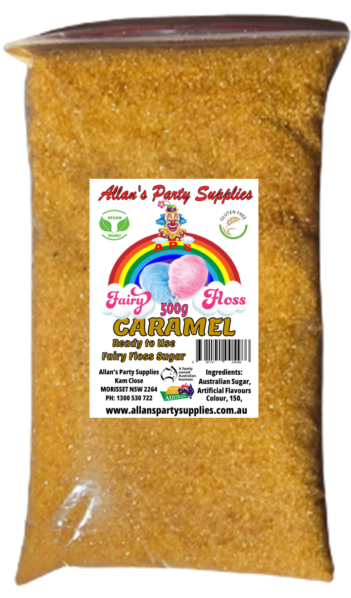 #2 APS, Ready to use Fairy Floss Sugar, 500g Bags, You Choose Your Flavours