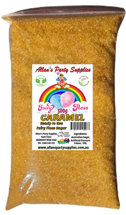 #2 APS, Ready to use Fairy Floss Sugar, 500g Bags, You Choose Your Flavours