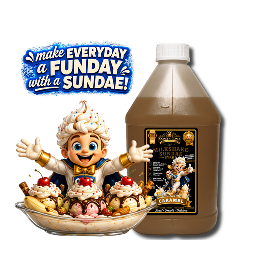 Caramel, Milkshake-Sundae toppings 4ltr - Coast to Coast Gold Medal Syrups®