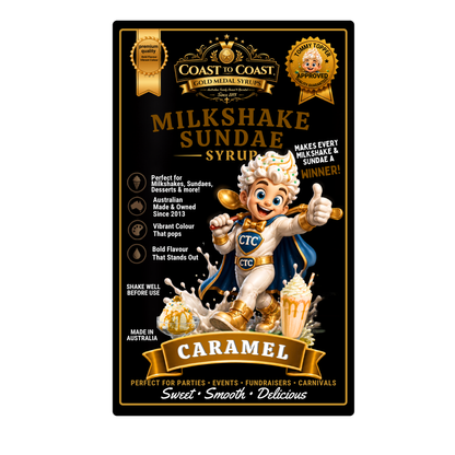 Caramel, Milkshake-Sundae toppings 4ltr - Coast to Coast Gold Medal Syrups®