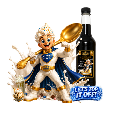 Caramel, Milkshake/Sundae toppings 500ml - Coast to Coast Gold Medal Syrups®