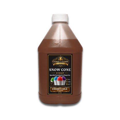 Cherry Cola Snow Cone Syrups 4ltr - Coast to Coast Gold Medal Syrups®