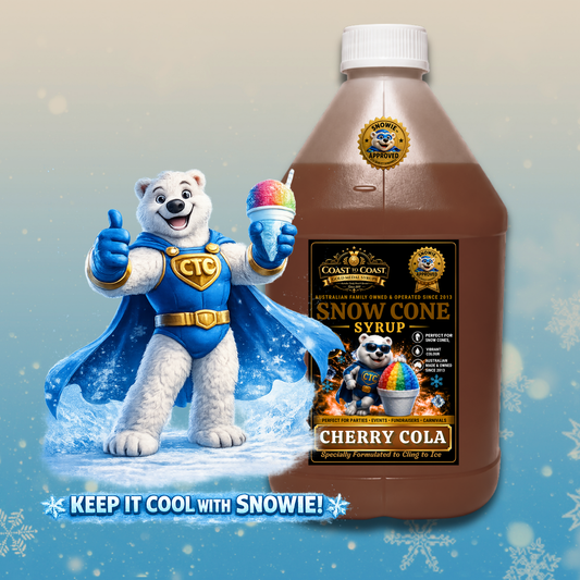 Cherry Cola Snow Cone Syrups 4ltr - Coast to Coast Gold Medal Syrups®