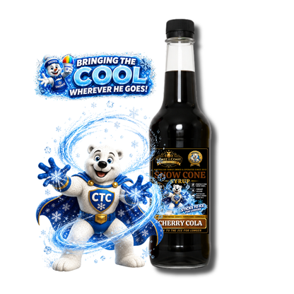 Cherry Cola Snow Cone Syrups 750ml - Coast to Coast Gold Medal Syrups®