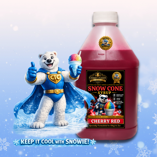 Cherry Red Snow Cone Syrups 4ltr - Coast to Coast Gold Medal Syrups®