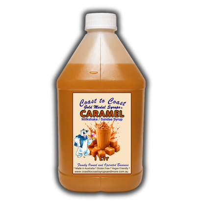 #4 Caramel, Milkshake/Sundae toppings 4ltr, Coast to Coast Gold Medal Syrups®