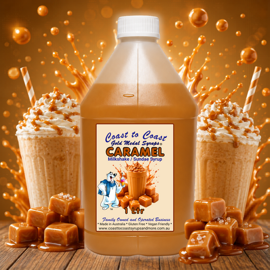 #4 Caramel, Milkshake/Sundae toppings 4ltr, Coast to Coast Gold Medal Syrups®