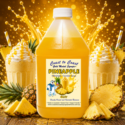#4 Pineapple, Milkshake/Sundae Toppings 4ltr, Coast to Coast Gold Medal Syrups®